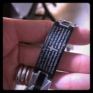 The Lord’s Prayer men’s bracket, never worn.